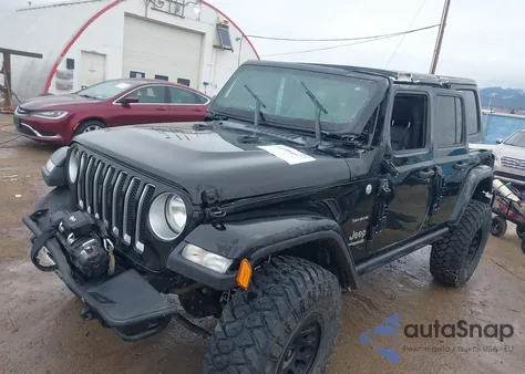 2019 Jeep Wrangler Unlimited Sahara 4X4 z USA, uszkodzony, nr VIN 1C4HJXEN8KW507547